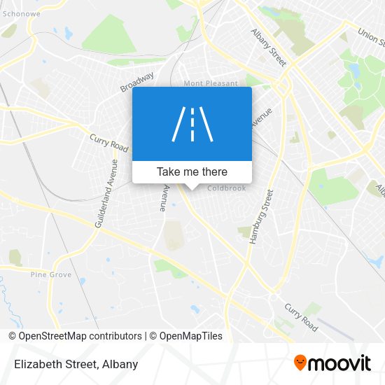 Mapa de Elizabeth Street