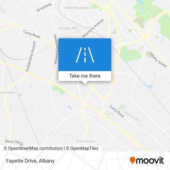 Fayette Drive map