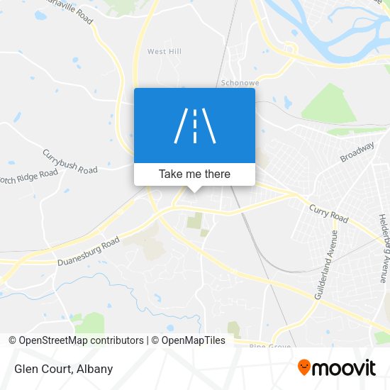 Mapa de Glen Court
