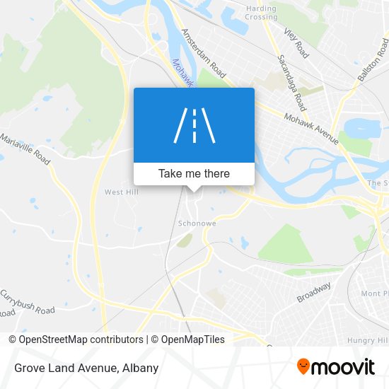 Mapa de Grove Land Avenue