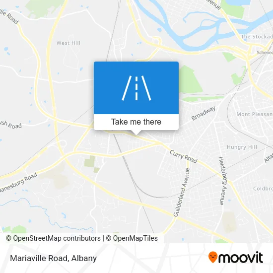 Mariaville Road map