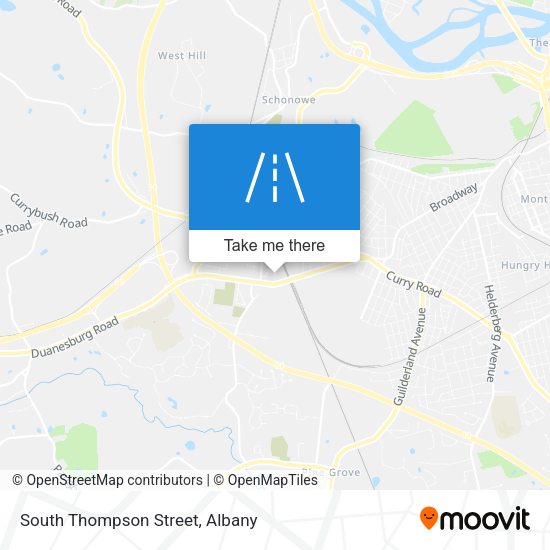 Mapa de South Thompson Street