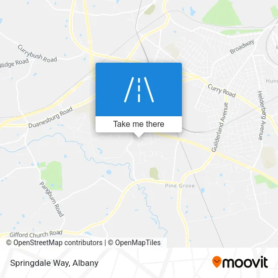 Springdale Way map