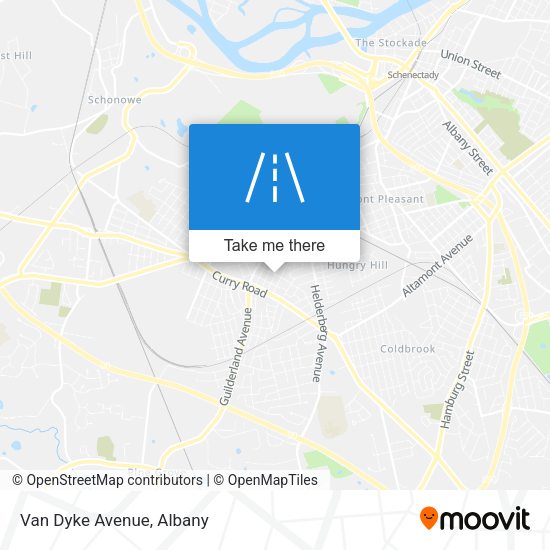 Mapa de Van Dyke Avenue