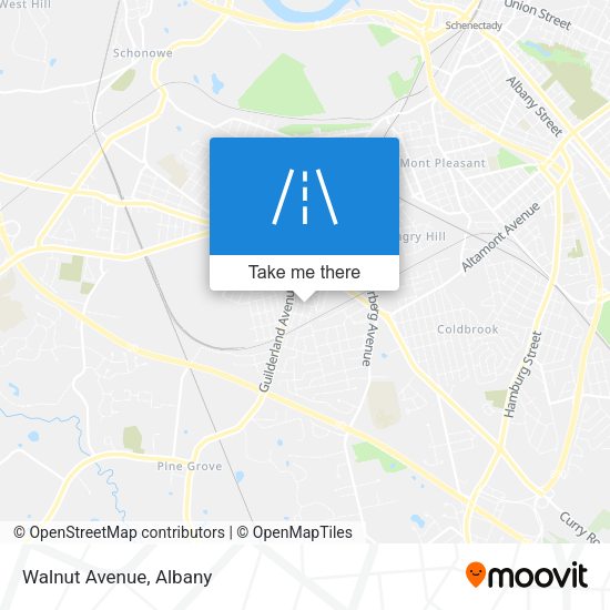 Mapa de Walnut Avenue