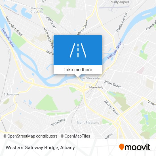 Western Gateway Bridge map