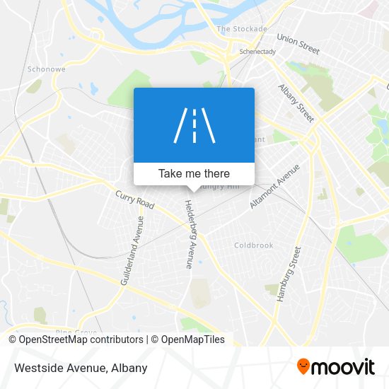 Mapa de Westside Avenue