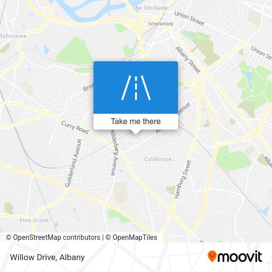 Mapa de Willow Drive