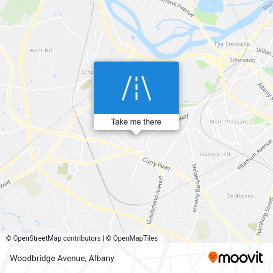 Mapa de Woodbridge Avenue