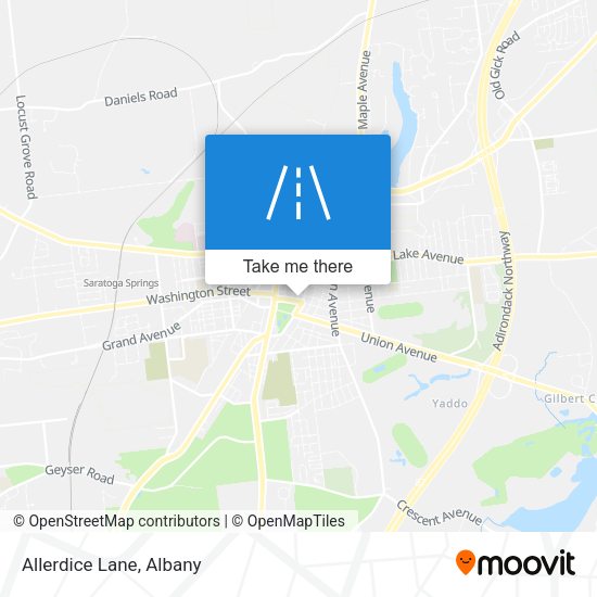 Mapa de Allerdice Lane