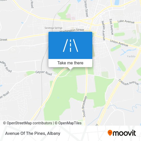 Mapa de Avenue Of The Pines