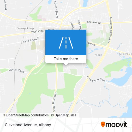 Mapa de Cleveland Avenue
