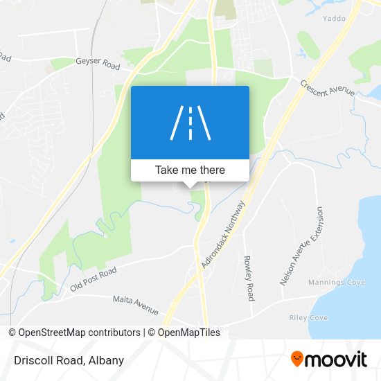 Mapa de Driscoll Road