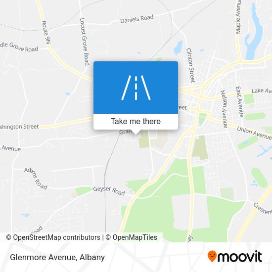 Mapa de Glenmore Avenue