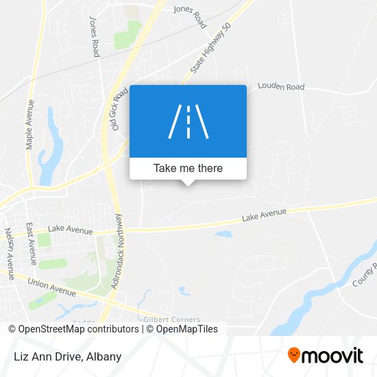 Liz Ann Drive map