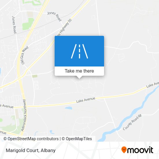 Mapa de Marigold Court