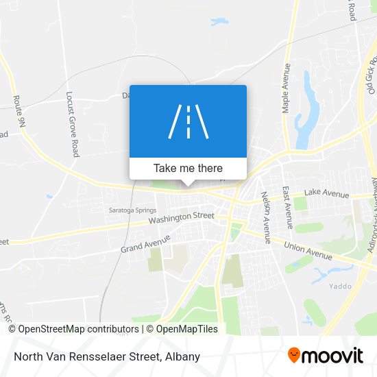 North Van Rensselaer Street map