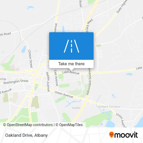 Mapa de Oakland Drive