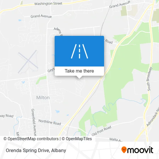 Orenda Spring Drive map