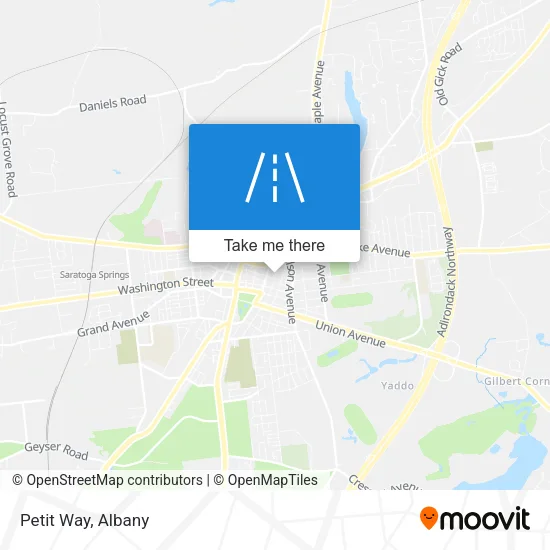 Petit Way map