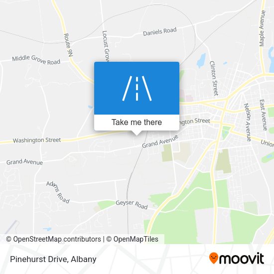 Mapa de Pinehurst Drive