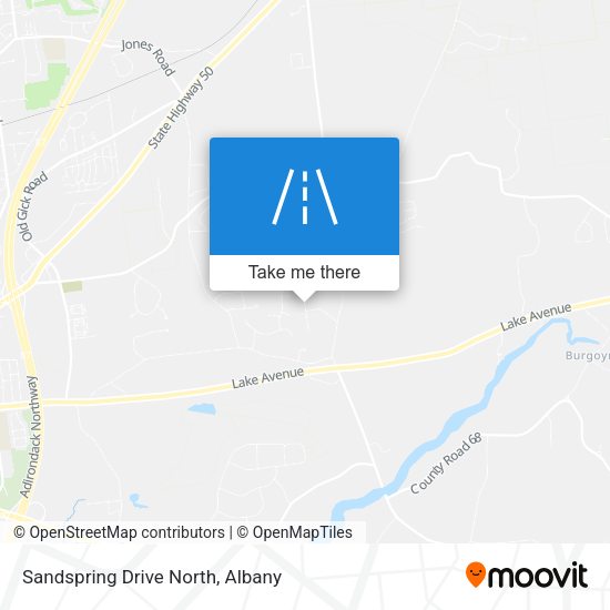 Sandspring Drive North map