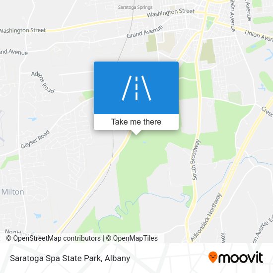 Mapa de Saratoga Spa State Park