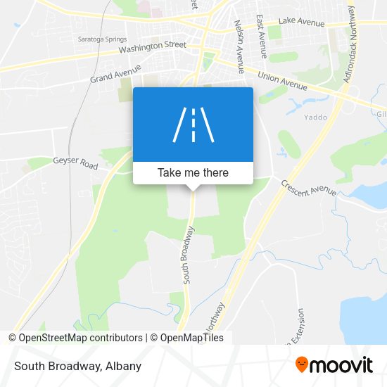 Mapa de South Broadway