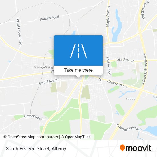 South Federal Street map