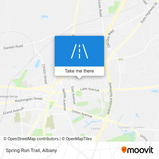 Spring Run Trail map