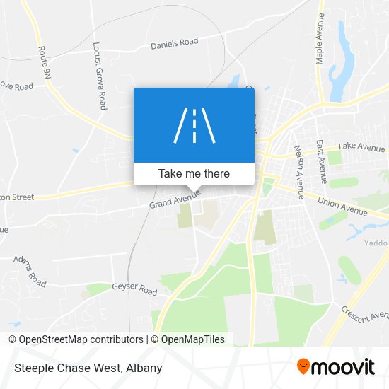 Mapa de Steeple Chase West