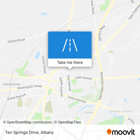 Ten Springs Drive map