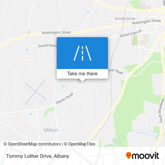 Mapa de Tommy Luther Drive