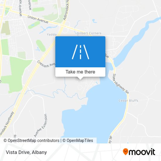 Vista Drive map