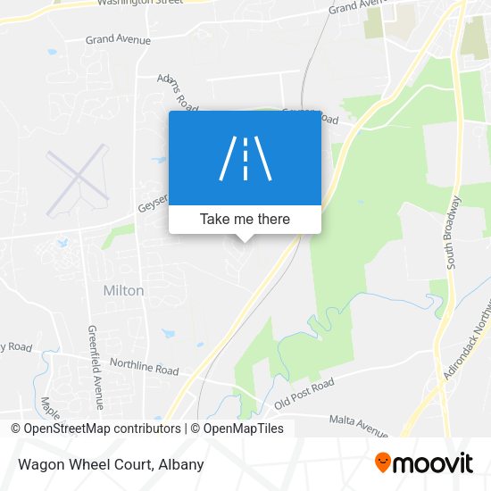 Mapa de Wagon Wheel Court