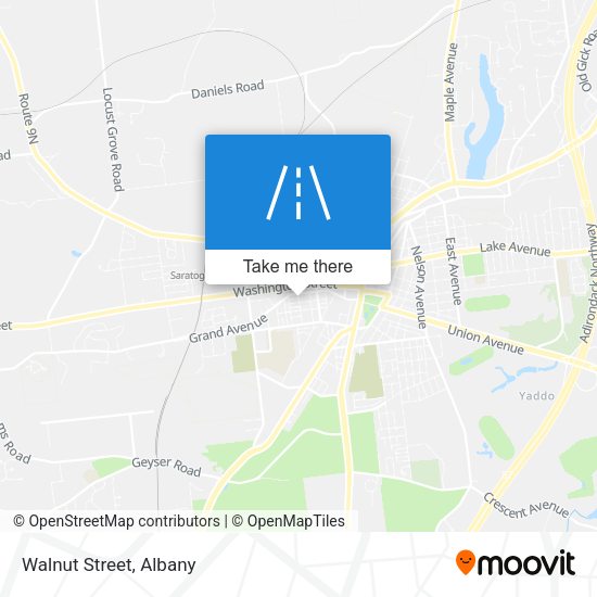 Mapa de Walnut Street