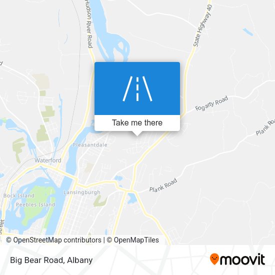Mapa de Big Bear Road
