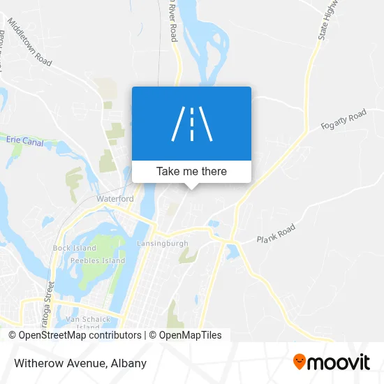 Witherow Avenue map