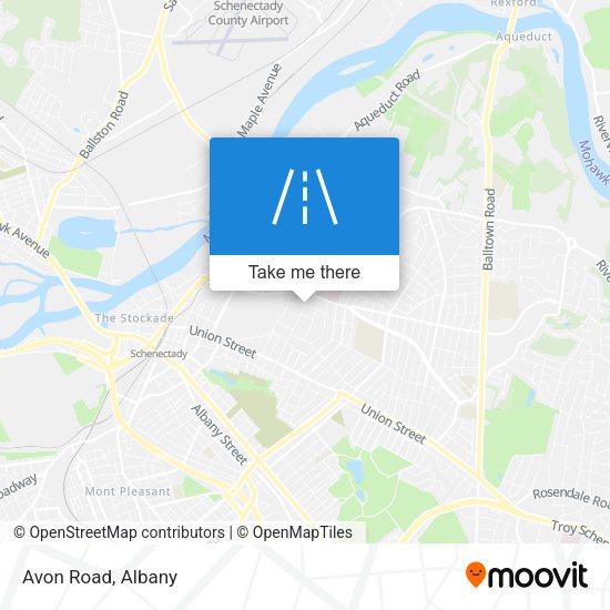 Mapa de Avon Road