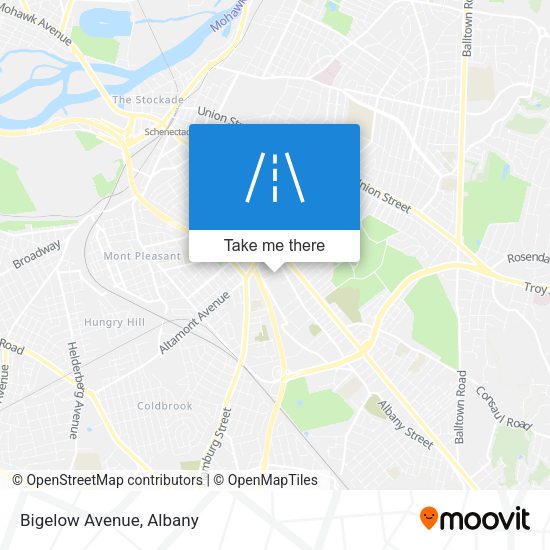 Mapa de Bigelow Avenue