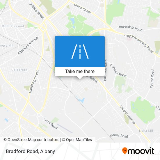 Bradford Road map