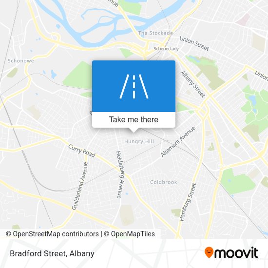 Mapa de Bradford Street