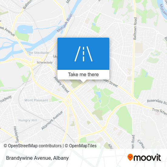 Mapa de Brandywine Avenue