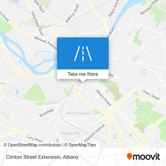 Clinton Street Extension map