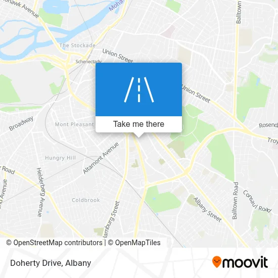 Doherty Drive map