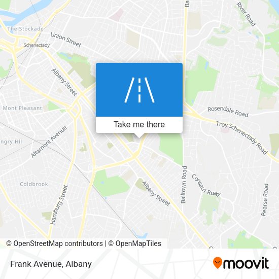 Mapa de Frank Avenue