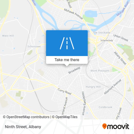 Mapa de Ninth Street