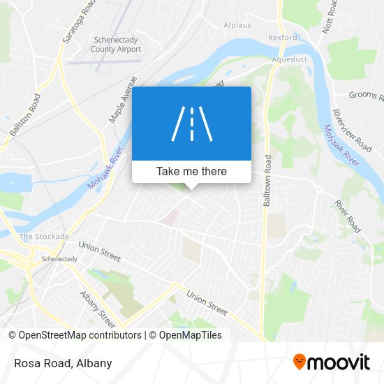 Mapa de Rosa Road