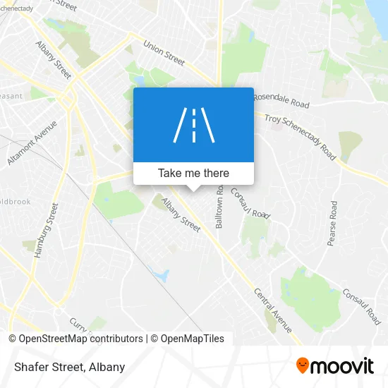 Shafer Street map