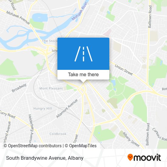 Mapa de South Brandywine Avenue